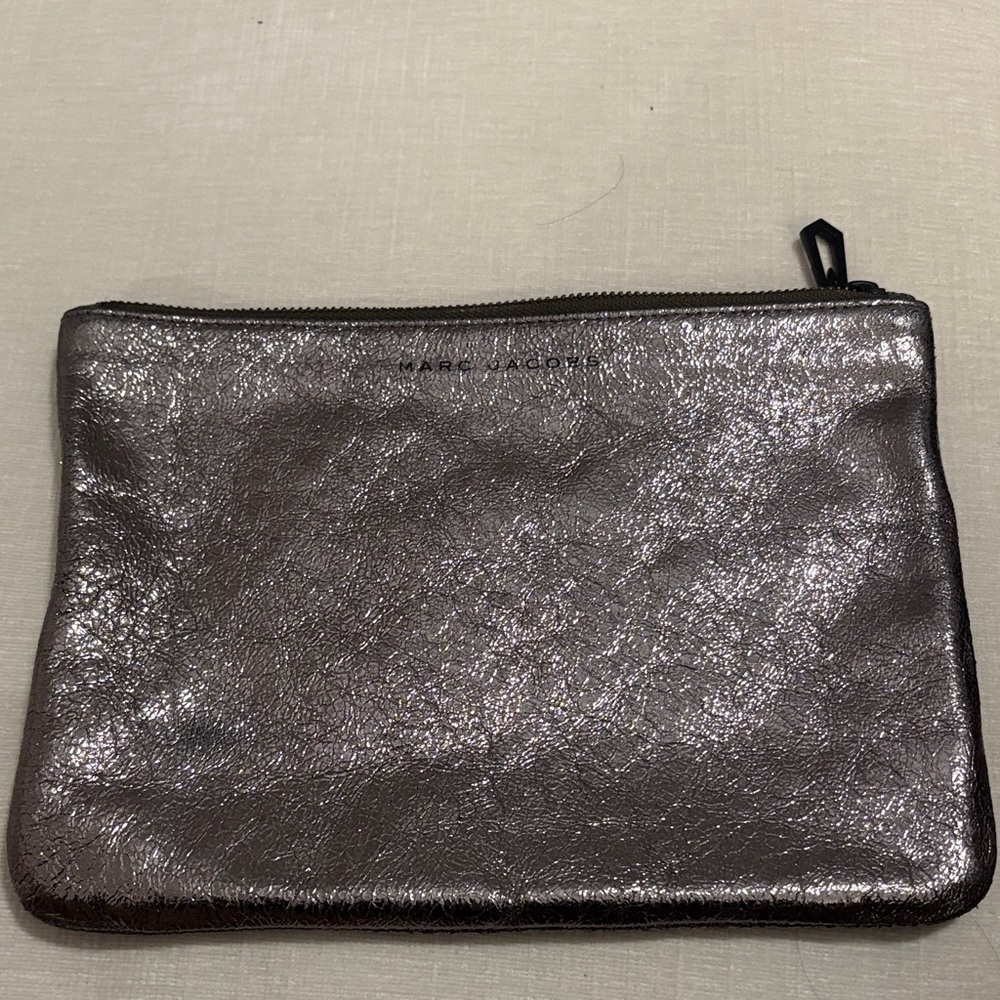 Marc Jacobs Shimmering Silver Clutch